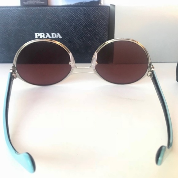 Prada Mirrored Round Sunglasses - Picture 8 of 8